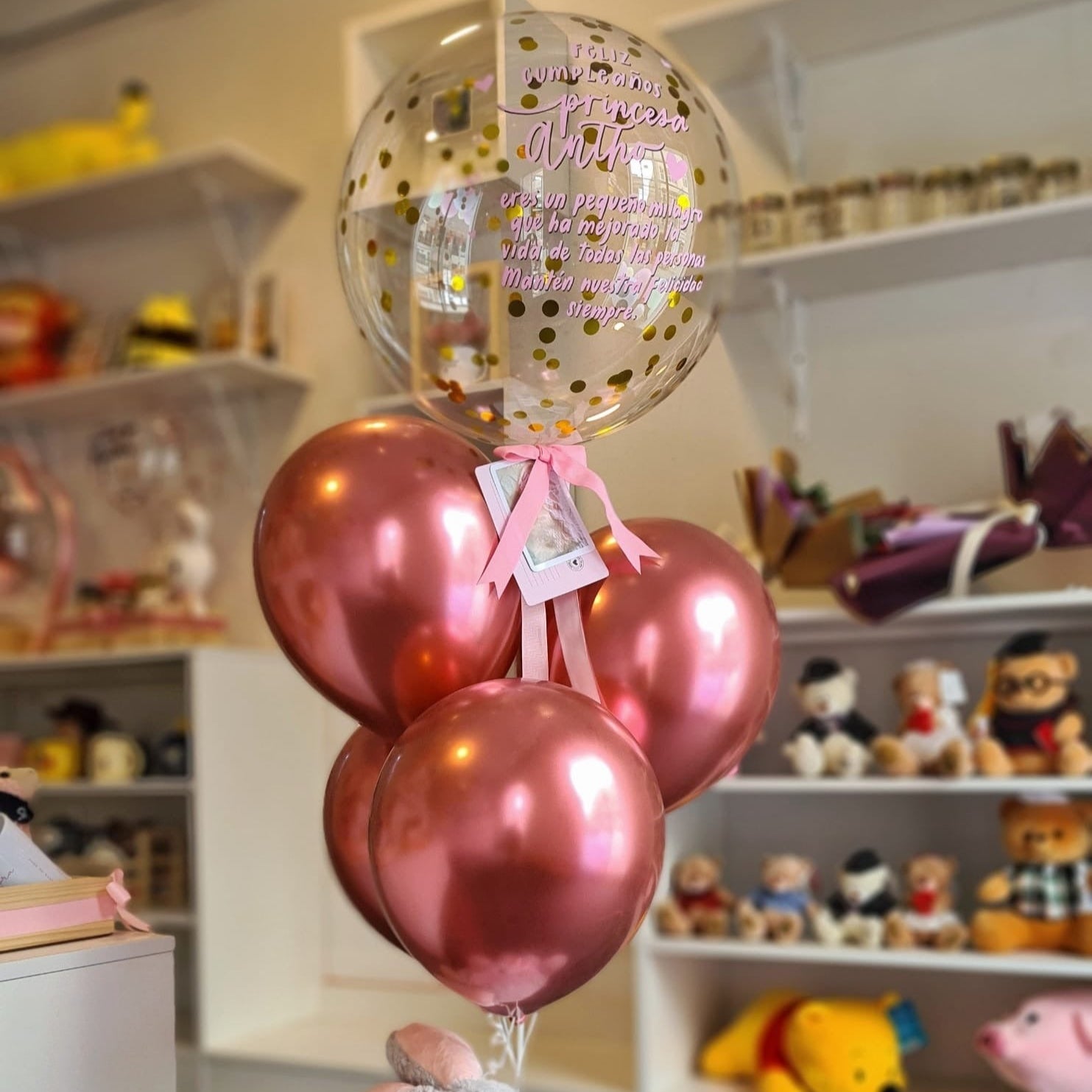 Ramillete de globos Pink