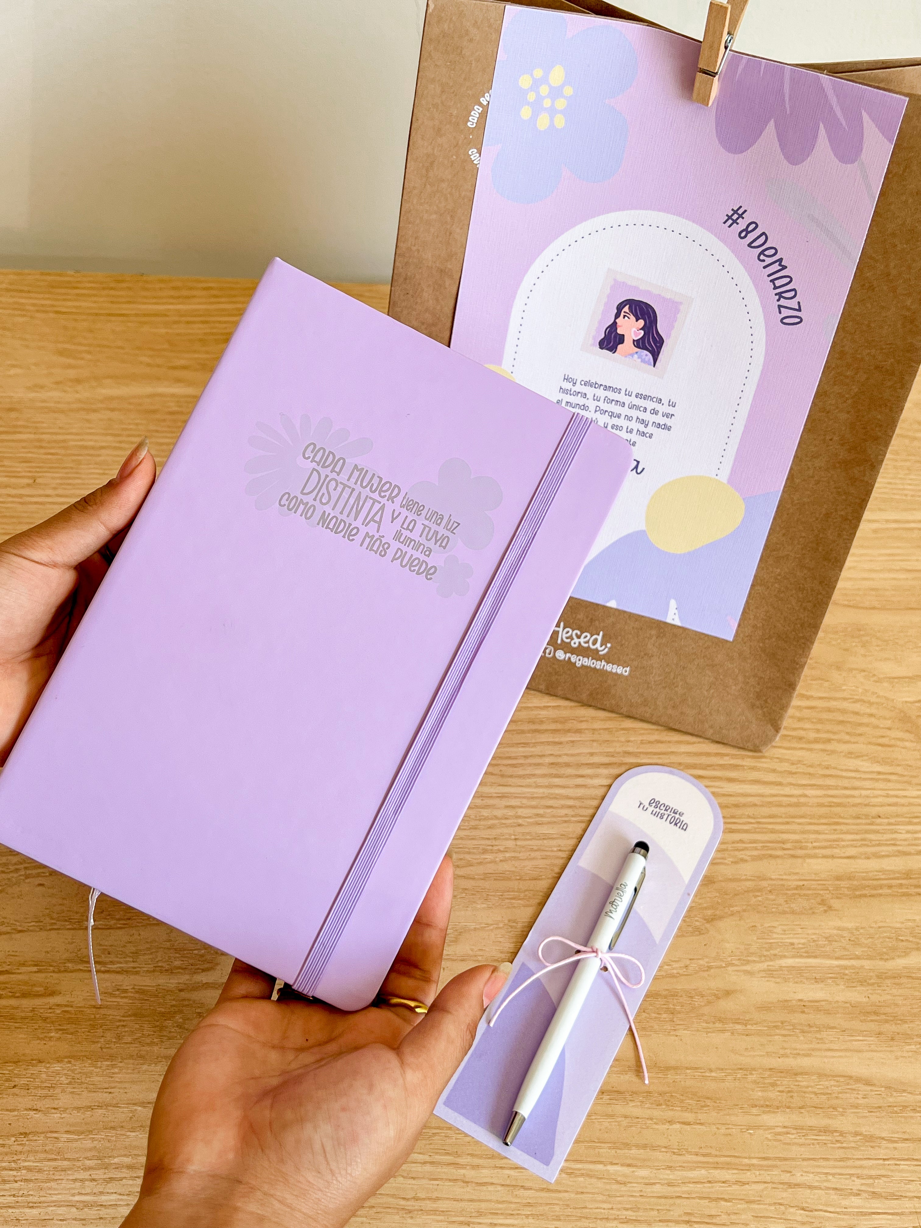 Pack escribe tu historia - Día de la mujer
