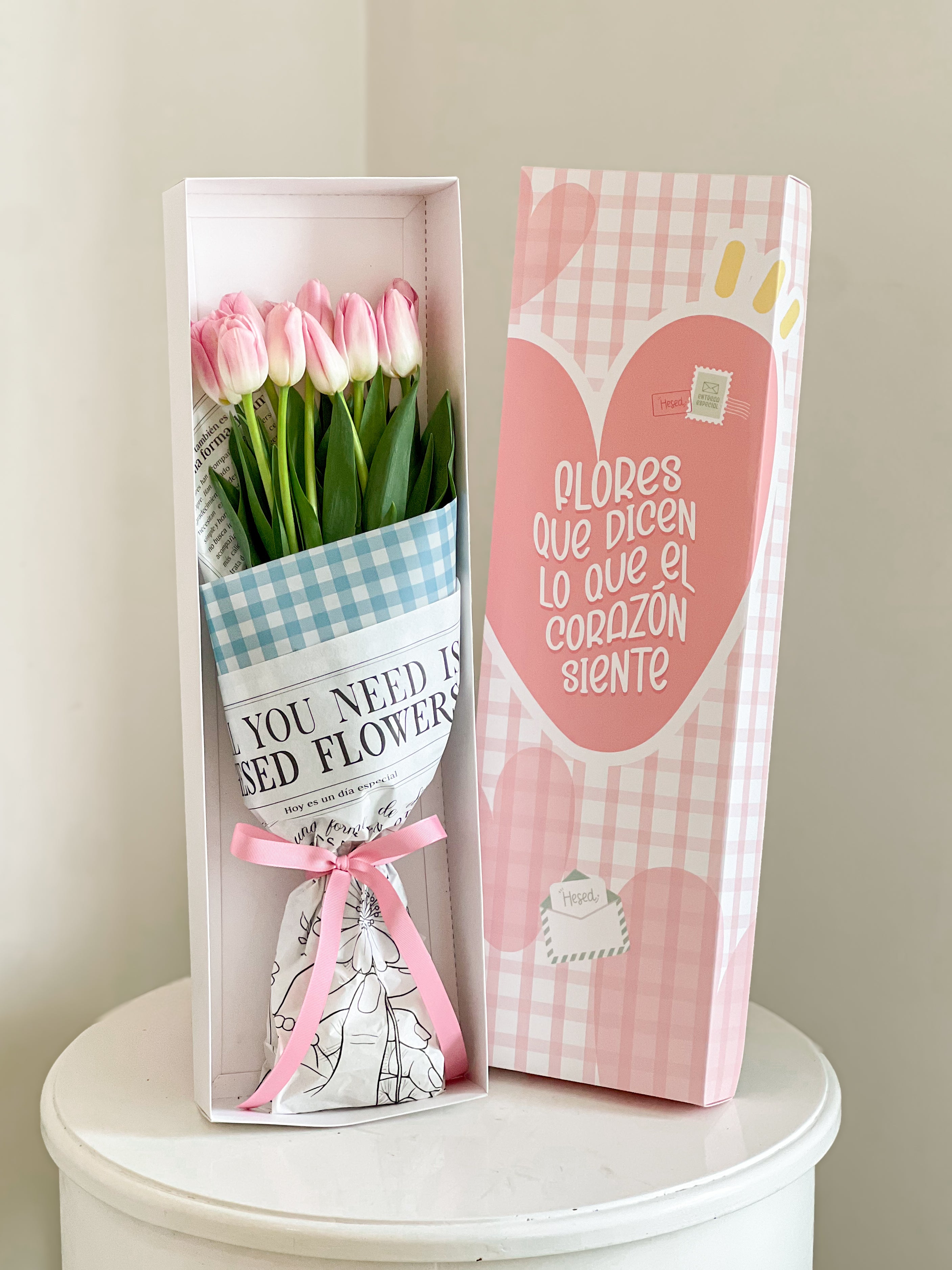 Caja tulip
